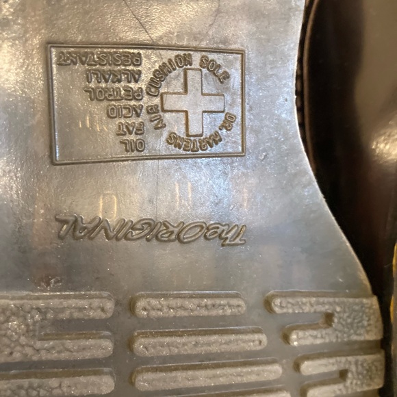 Dr. Martin The Original All Leather 1460 boots Brown Sz 7 Y2K 90’s - Picture 10 of 11